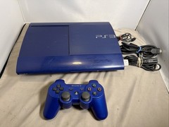 Sony PS3 Super Slim 250GB Azurite Blue CECH-4201B AZ, Console *READ*