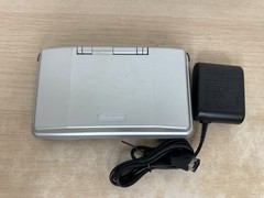 Nintendo DS Model NTR-001 w/ Charger – Original Titanium Silver – Tested & Works