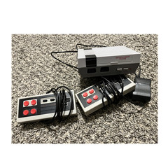 Entertainment System Home Console Wired Gray Black Red with 2 Controllers