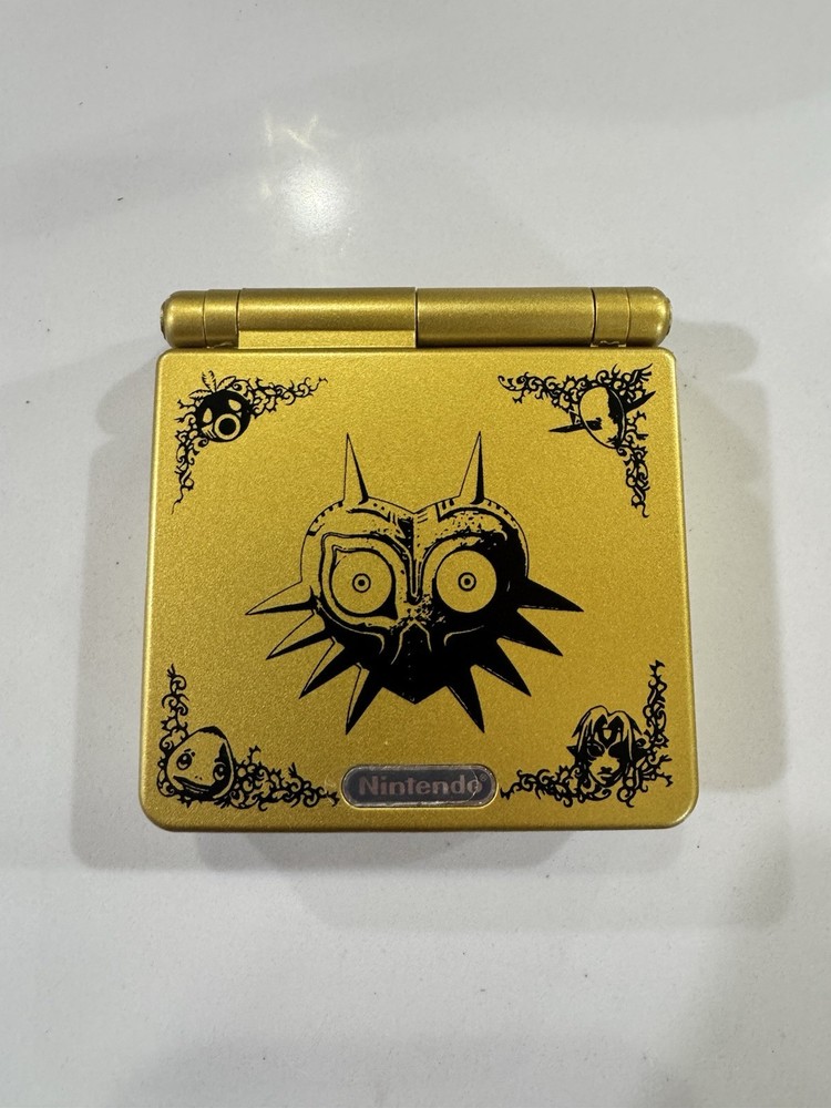 Nintendo Game Boy Advance GBA SP IPS V5 Screen And USB-C Mod (Majoras Mask)