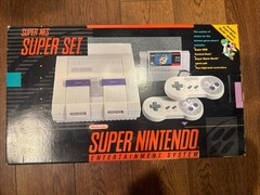 Super Nintendo SNES Super Set Console (Super Mario World) Complete In Box