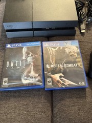 Sony PlayStation 4 500GB Jet Black Console With Games