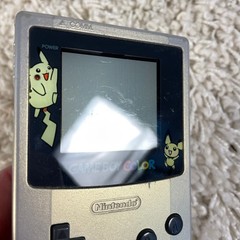 Nintendo GameBoy Color GBC Gold Silver Pokémon Pikachu Pichu Console CGB-001