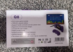 OH YOUTH Q8 Retro Console 3.0-inch HD Screen Double Game Purple Handheld
