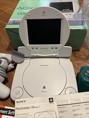 PSOne Combo Ps1 With LCD Screen Box, Manuals, Power Cord PARTS ONLY!!
