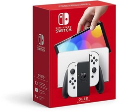 Nintendo Switch OLED Console White Joy-Con Complete in Box