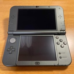 New Nintendo 3DS XL LL Metallic Black Console Stylus Working Tested Japanese ver