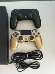 Sony PS4 1TB Black Console W/ 2 Controllers & Cords *3 GAMES INCLUDED*