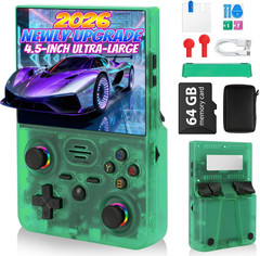 2026 NEW Upgrade RF45V Retro Handhled Game Console-4.5 Inch Ultra-Large Screen,S