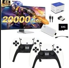 Game Stick Pro 4K HDMI Microconsole 64GB Wireless Controllers Precision D-Pad