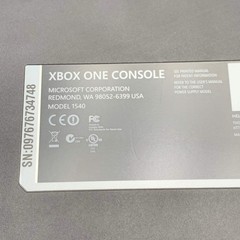 Microsoft Xbox One Console w/Power Adapter, Kinect Black Model 1540 500GB