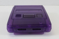 Nintendo Super Famicom Clear Purple Console SFC Controller AC AV Mario Kart SNES