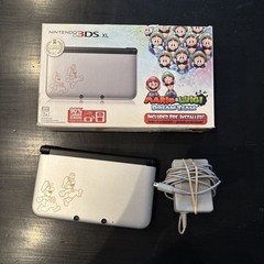 Nintendo 3DS XL Year of Luigi 30th Anniversary Silver/Black Wi-Fi 3D No Stylus