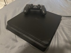 Sony PlayStation 4 Slim Black Home Console w/ Controller, Cables, HDMI USB-A