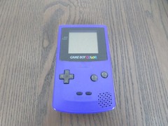 Nintendo Gameboy Game Boy Color CGB-001 Grape Purple Tested Working Excellent