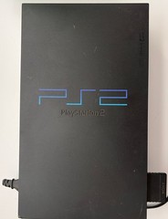 Sony PS 2 Black Console SCPH-39001 Working W/ 8MB Memory Card,2 Games & Cordes