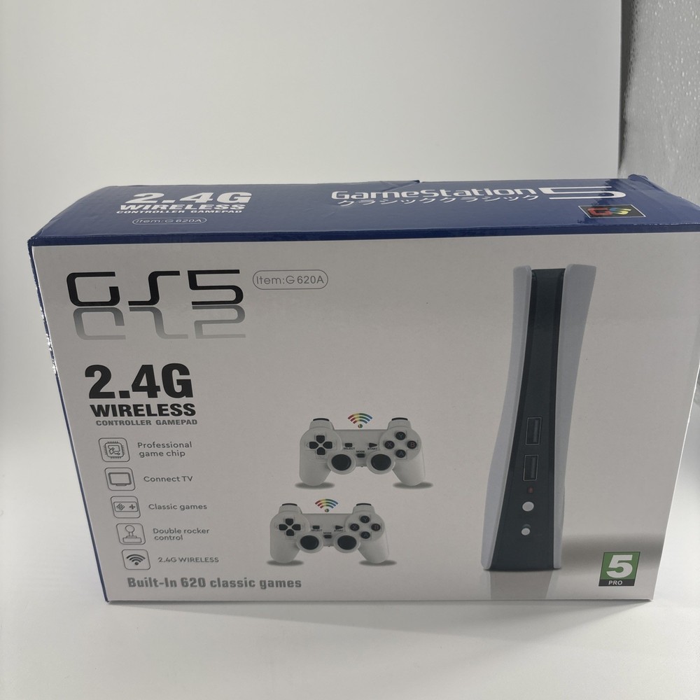 GS5 Gamestation 5 Console – 200 Classic Retro Games (USB Wired)