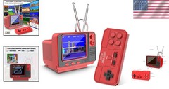 Classic 168 Game Handheld Console – Retro Style, 2 Players, Easy Setup
