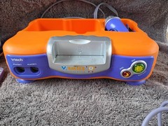 VTech V.Smile TV Learning System Consoles With Games ControllerS Mic UNTESTED