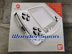 WonderSwan Handheld Console Skeleton Blue CIB Complete