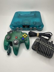 Ice Blue Nintendo 64 Console Bundle OEM – Tested + FAST Shipping! Missing Jumper