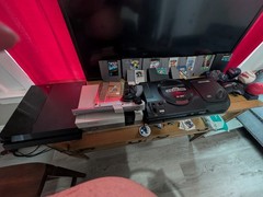 Sega Genesis 16-Bit Console with Sega CD Player And Nintendo With 11 Games