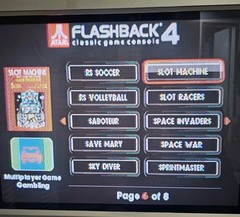 Atari Flashback 4 Console 2 Wireless Controllers Tested Working Póster Included