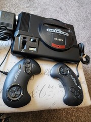 Sega Genesis Console model 1601 with two controllers and power supply
