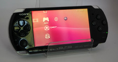 Sony PSP-3000 Console with OEM Battery, Game, 64GB SD, Case Bundle – Piano Black
