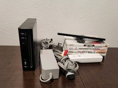 Nintendo Wii RVL-101 (USA) Black Console Bundle – Tested & Working