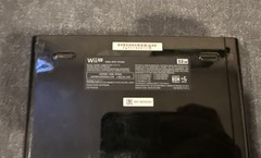 Official Nintendo Wii U Deluxe 32GB Black Console & Power Supply! ~ Works Great!
