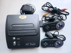 FC Twin Console For Nintendo SNES & NES Complete With Two Controllers & Cables