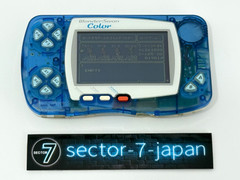 Bandai WonderSwan Color Clear Blue WSC-001 Tested Working Good Condition From JP