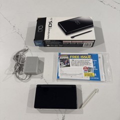 Nintendo DS Lite Handheld System in Box – Onyx – Charger & Manual *PLEASE READ*