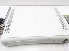 Xbox 360 Elite 20GB White Xenon Console Bundle Tested & Working Clean