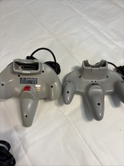 Nintendo 64 N64 Console w/ Memory Expansion 2 Controllers Games & Cords Untested