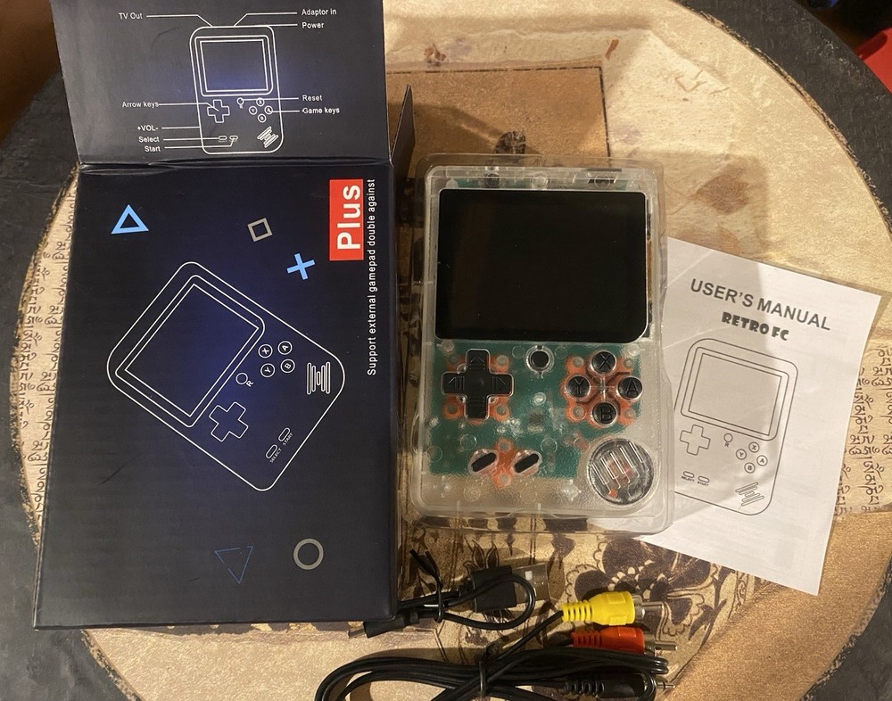 Game Box/Gamebox Plus 400 in 1 Handheld Gaming System – NEW, Random Color