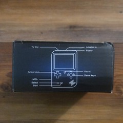 Plus Handheld Game System 3.0&Prime; LCD Black TV Out Composite RCA w/ Cables