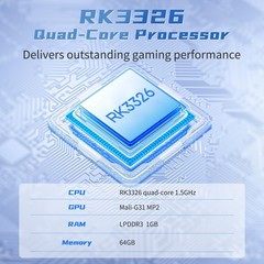 G350 Retro Handheld Game Console , 3.5 Inch IPS Screen 12.8cm x 8.1cm x 2.2cm