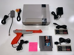 NES Nintendo System Console, New 72 Pin, Zapper, Super Mario Bros / Duck Hunt!!