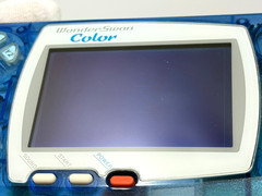 Bandai WonderSwan Color Clear Blue WSC-001 Tested Working Good Condition From JP