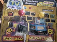 Namco Classics Combo Pack TV Plug Play Pac-Man Ms Pacman 10 Arcade Games NEW