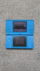 Nintendo DSi Light Blue Handheld Console Game System w/ Charger & 2 Games