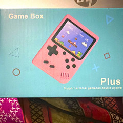 Game Box Plus Pink Handheld System 3.0&Prime; LCD Backlit Screen Composite TV Out