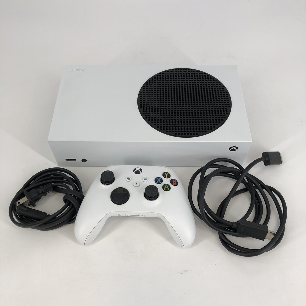 Microsoft Xbox Series S Console White 512GB – Very Good w/ Controllers + Cables