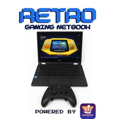 Retro Gaming Laptop Netbook Batocera 128GB Mini PC Emulation Console Controller
