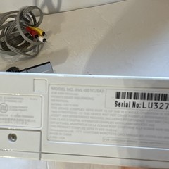 Nintendo Wii RVL-001 (USA) White Console Bundle w/ 2 Remotes