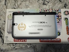 Nintendo 3DS XL Mario & Luigi Dream Team Silver Edition Original Box US Complete