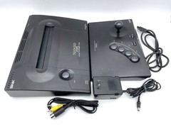 Neo Geo AES Console SNK Joystick Controller & Power adapter Tested from Japan