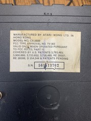 Atari 2600 Video Game Console Lot Of 2. Parts Only Or Fixer’s